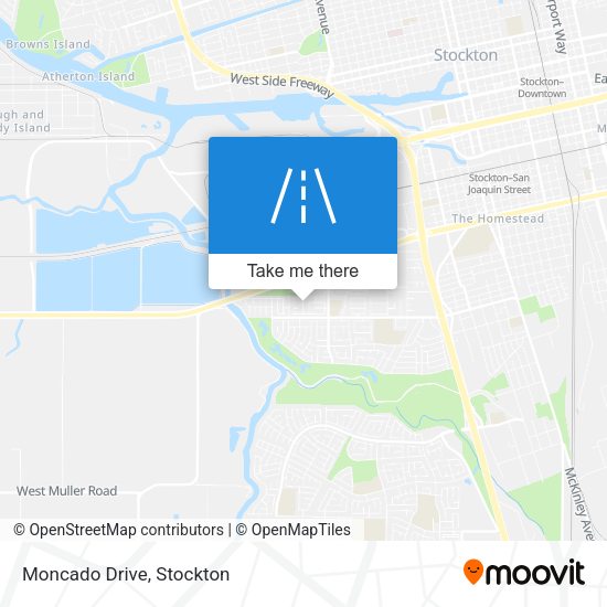 Moncado Drive map