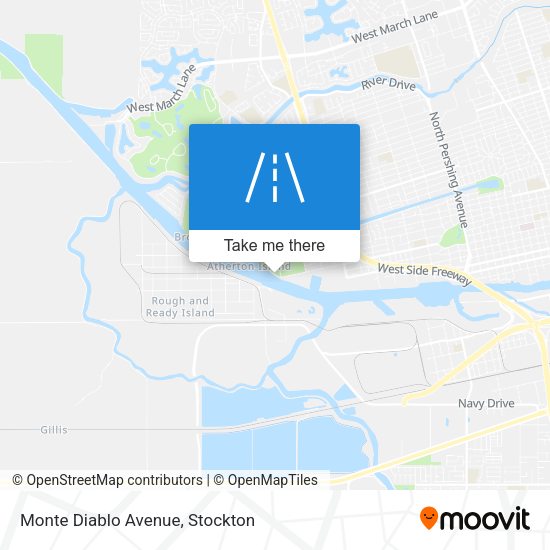 Mapa de Monte Diablo Avenue