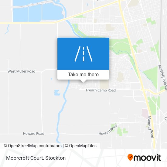 Mapa de Moorcroft Court