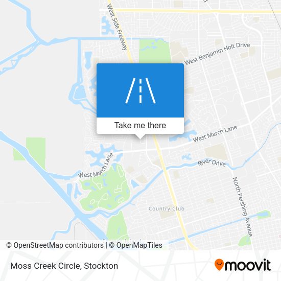 Mapa de Moss Creek Circle