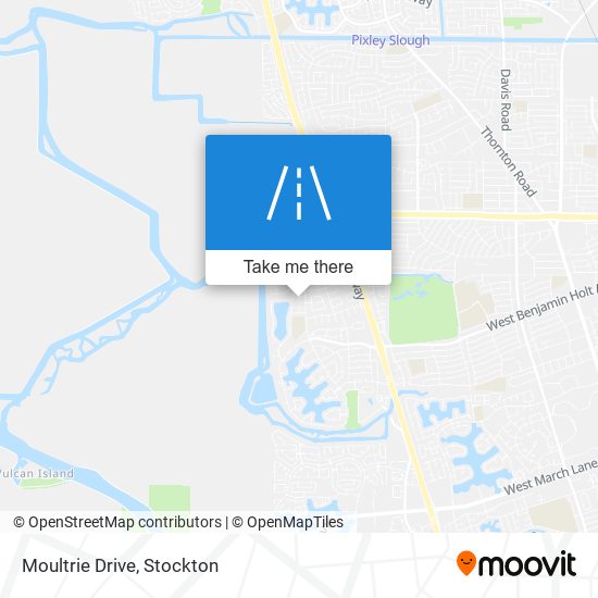 Moultrie Drive map