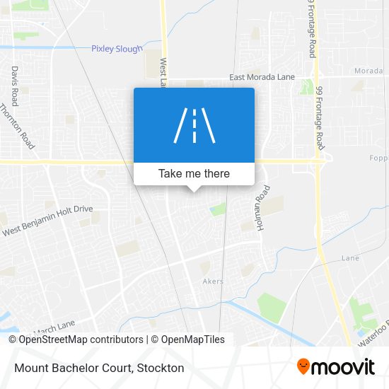 Mount Bachelor Court map