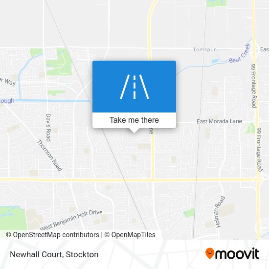 Mapa de Newhall Court
