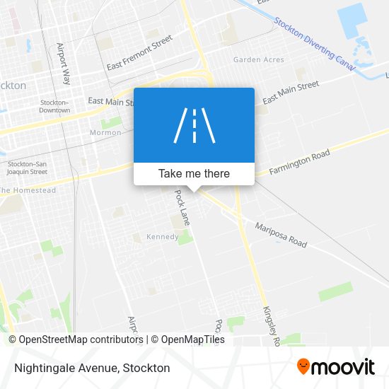 Nightingale Avenue map