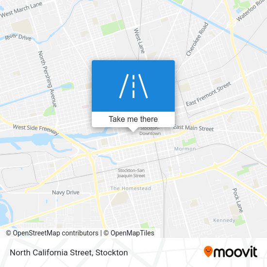 Mapa de North California Street