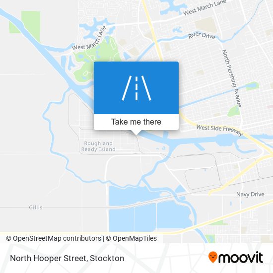 Mapa de North Hooper Street
