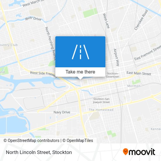 North Lincoln Street map