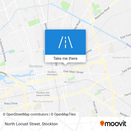 North Locust Street map