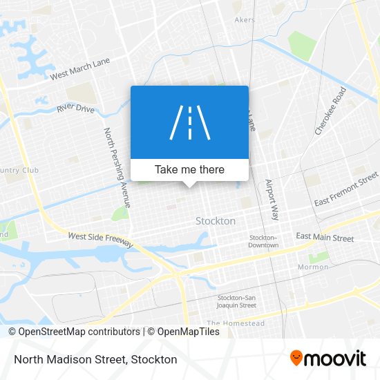 North Madison Street map