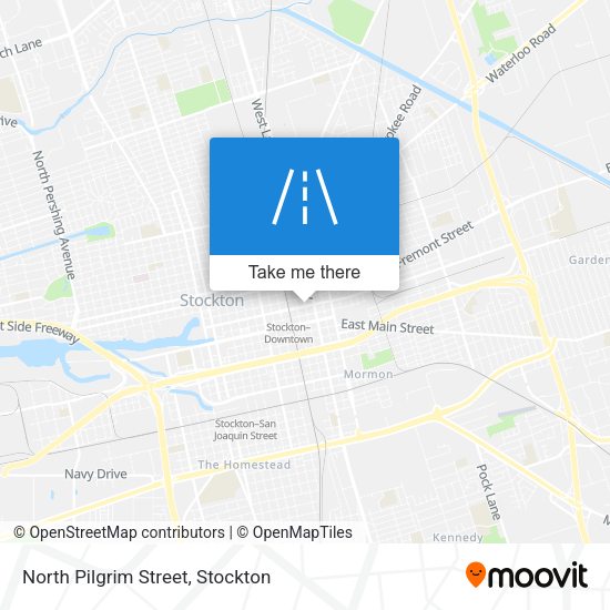 Mapa de North Pilgrim Street