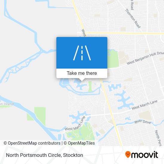 North Portsmouth Circle map