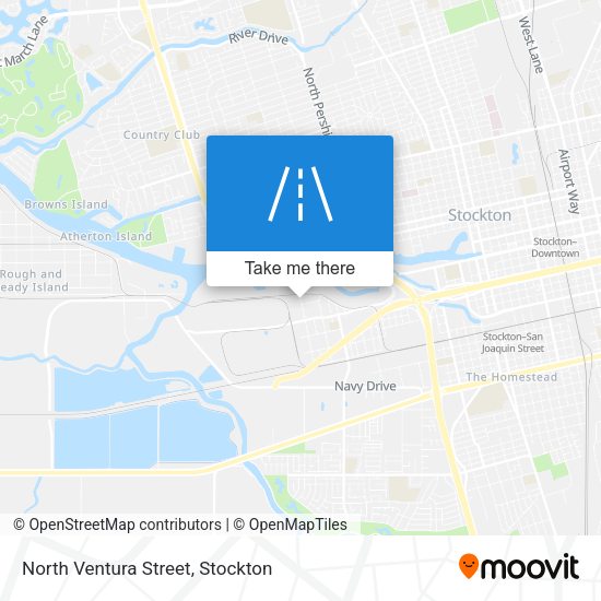Mapa de North Ventura Street