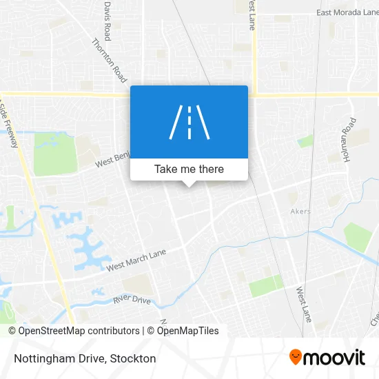 Nottingham Drive map