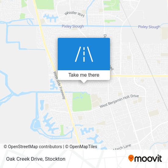 Mapa de Oak Creek Drive