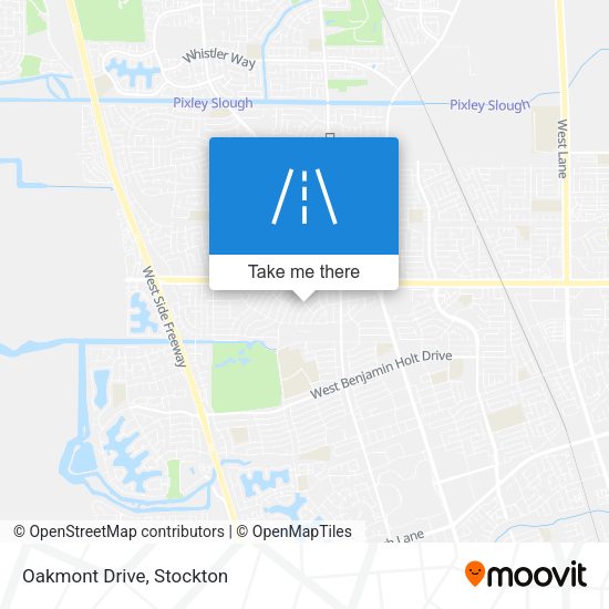 Mapa de Oakmont Drive