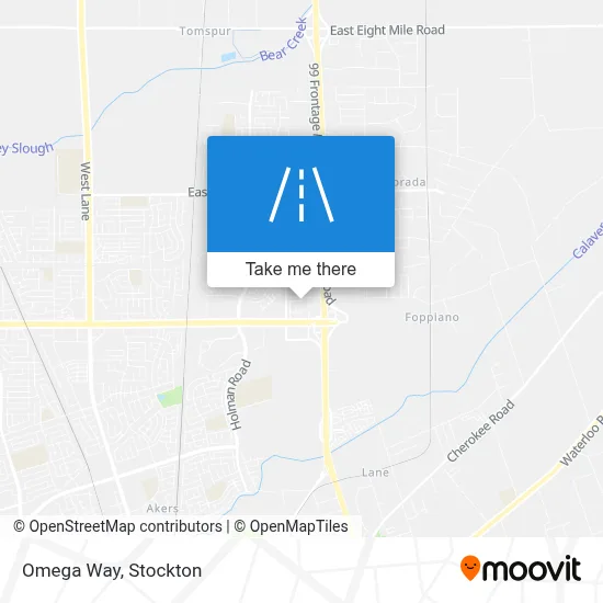 Omega Way map