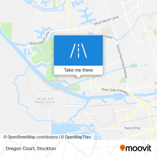 Mapa de Oregon Court