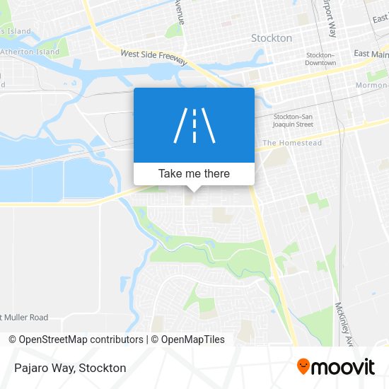 Mapa de Pajaro Way