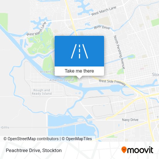 Mapa de Peachtree Drive