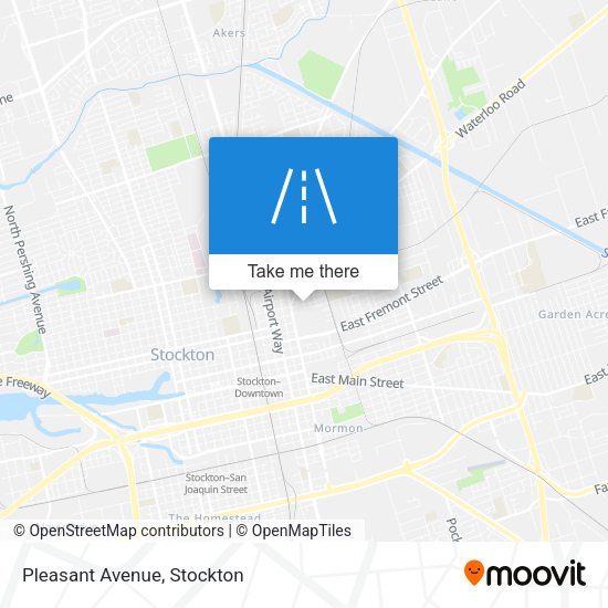 Pleasant Avenue map