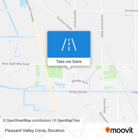 Mapa de Pleasant Valley Circle
