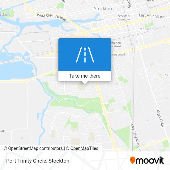 Port Trinity Circle map