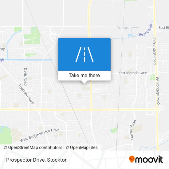 Mapa de Prospector Drive