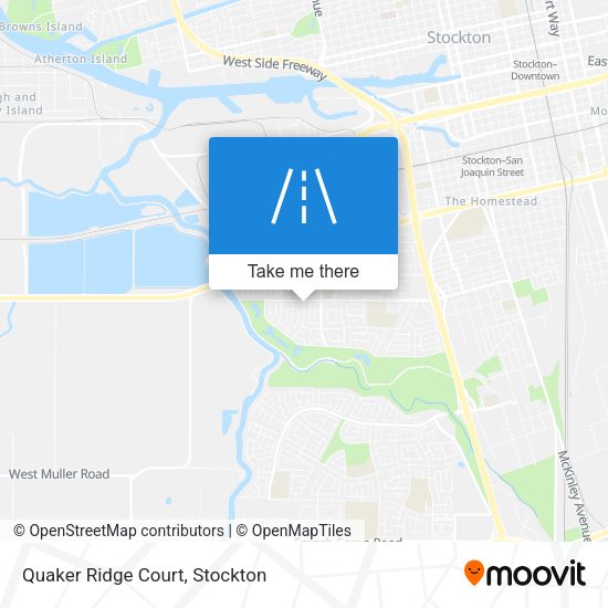 Quaker Ridge Court map