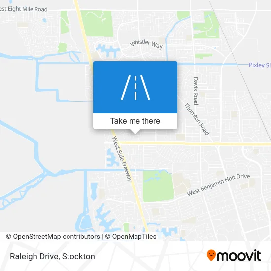 Raleigh Drive map