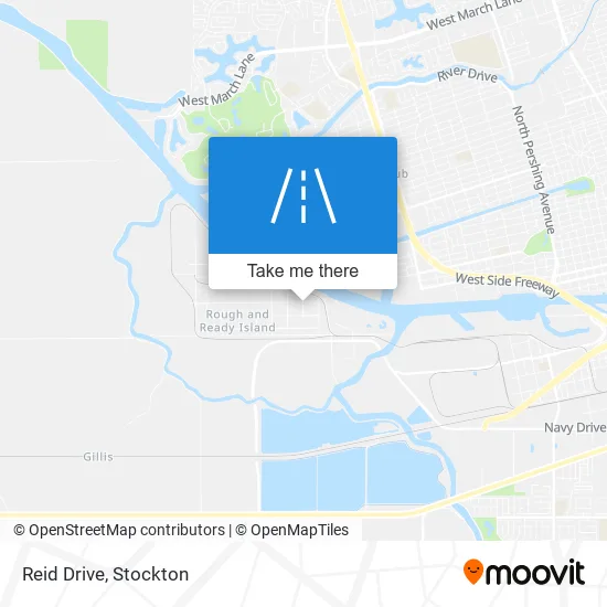 Mapa de Reid Drive