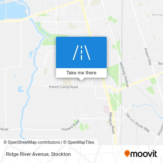 Ridge River Avenue map