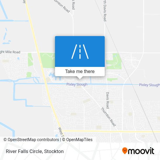 River Falls Circle map