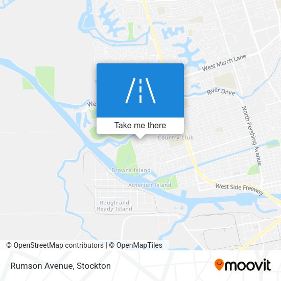 Mapa de Rumson Avenue