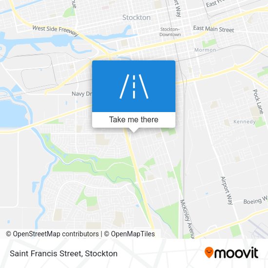 Saint Francis Street map