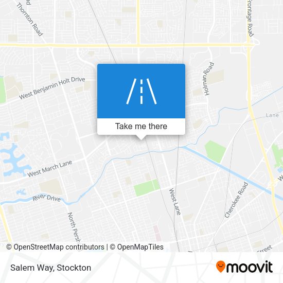 Salem Way map