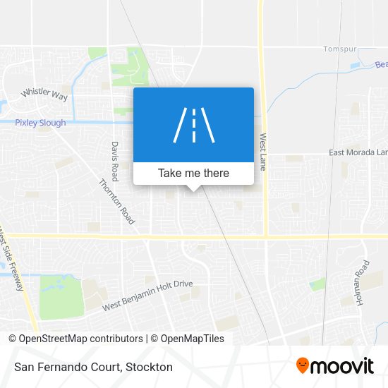 San Fernando Court map