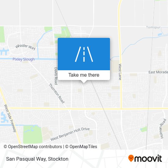 San Pasqual Way map