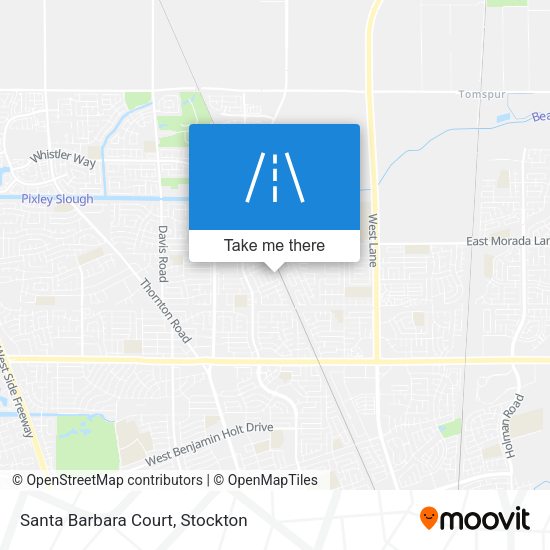 Santa Barbara Court map