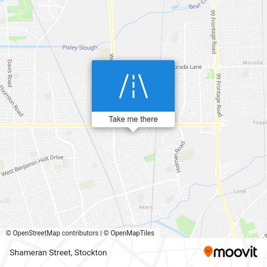 Mapa de Shameran Street