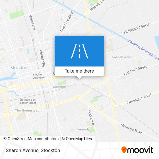 Mapa de Sharon Avenue