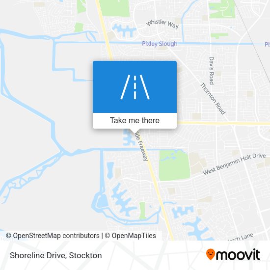 Mapa de Shoreline Drive