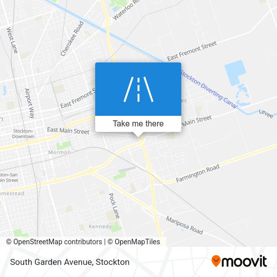 South Garden Avenue map