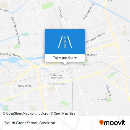 South Grant Street map