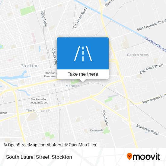 Mapa de South Laurel Street