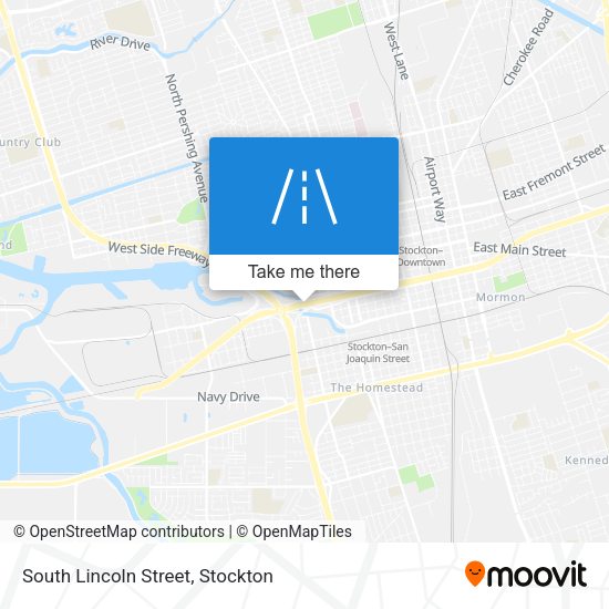 South Lincoln Street map