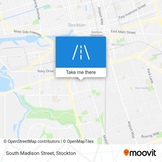 Mapa de South Madison Street