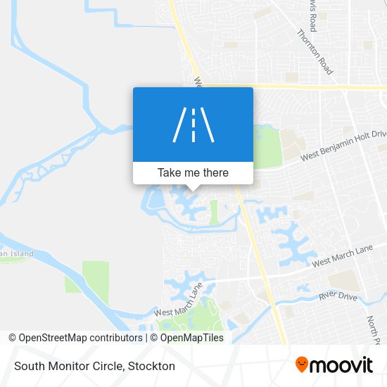 Mapa de South Monitor Circle