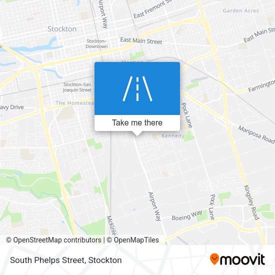 South Phelps Street map
