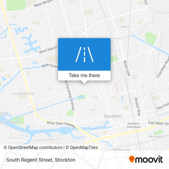 South Regent Street map