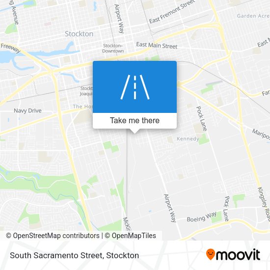 South Sacramento Street map